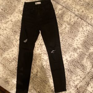 Girls RSQ Black Distressed Jeans